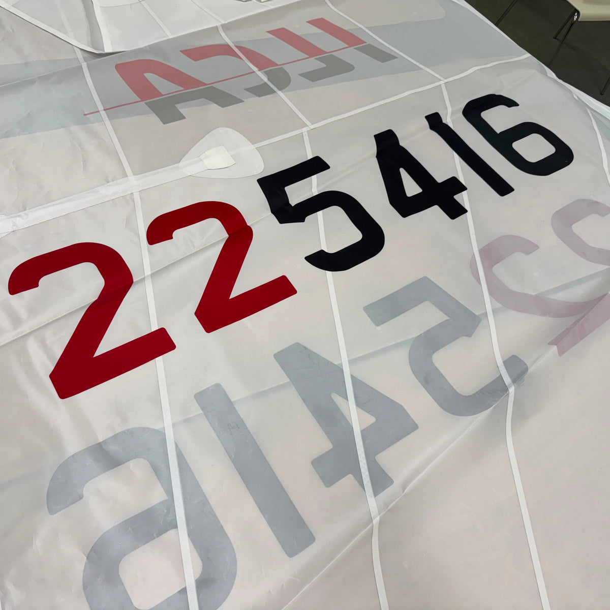ILCA 6 & 7 Stickering Service - Sail Numbers
