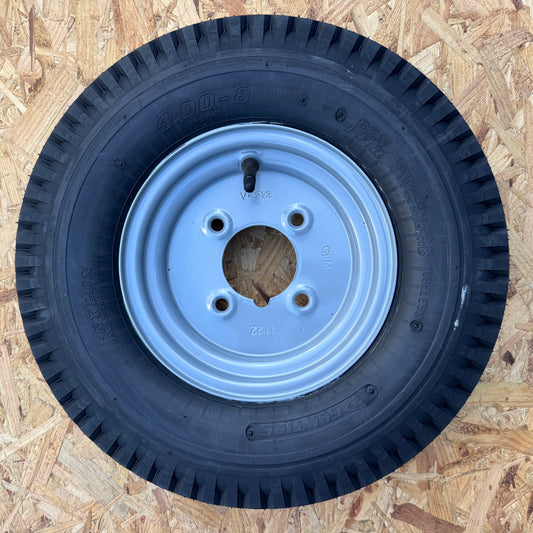 Dinghy Trailer Wheel 8" 4.80/4.00, 4 ply, 4 on 4" PCD