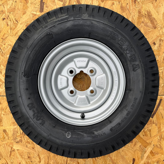 Dinghy Trailer Wheel 10" 5.00-5.20, 4 ply, 4 on 4" PCD