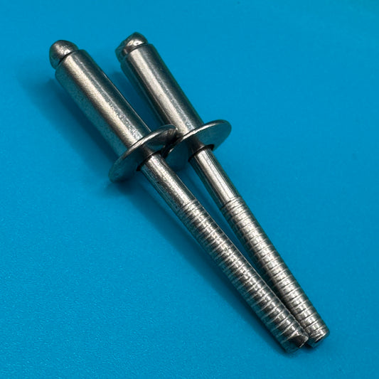 A4 Stainless Pop Rivets 6.4mm (2 pack)