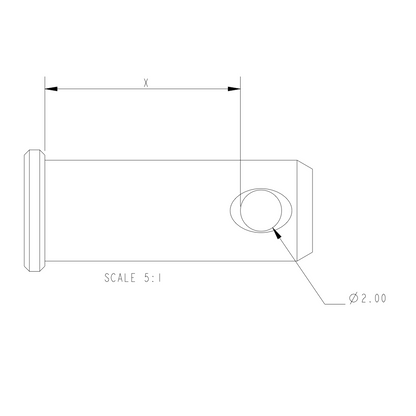 Allen Clevis Pin 4.9mm A4
