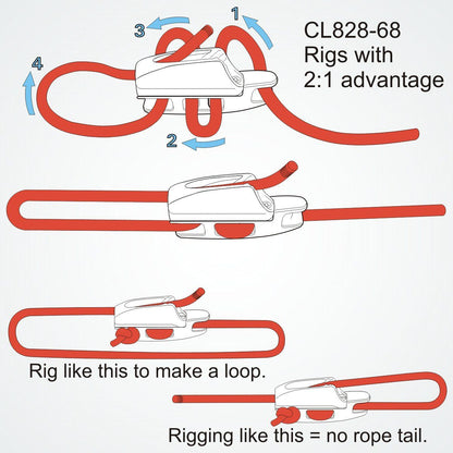 Clamcleat CL828-68AN