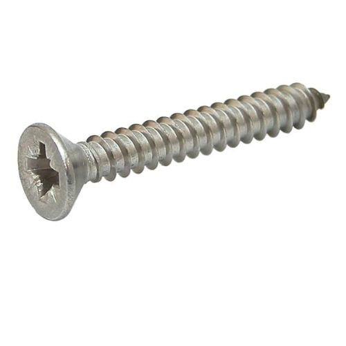 Screw Size 12 PZ CSK Self-Tapper A4 Stainless (4 pack)