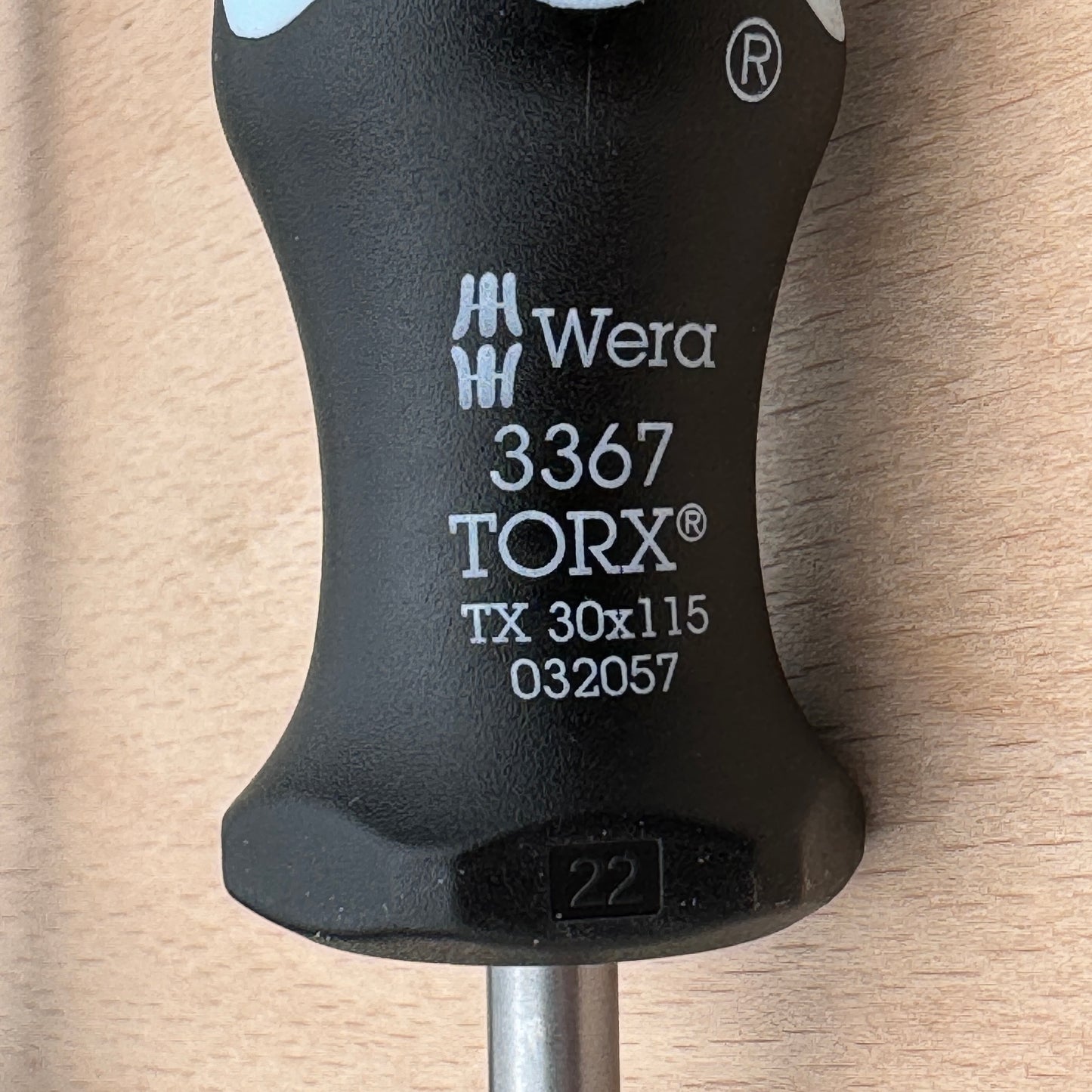 Wera Kraftform T30 Torx Screwdriver - Stainless Steel