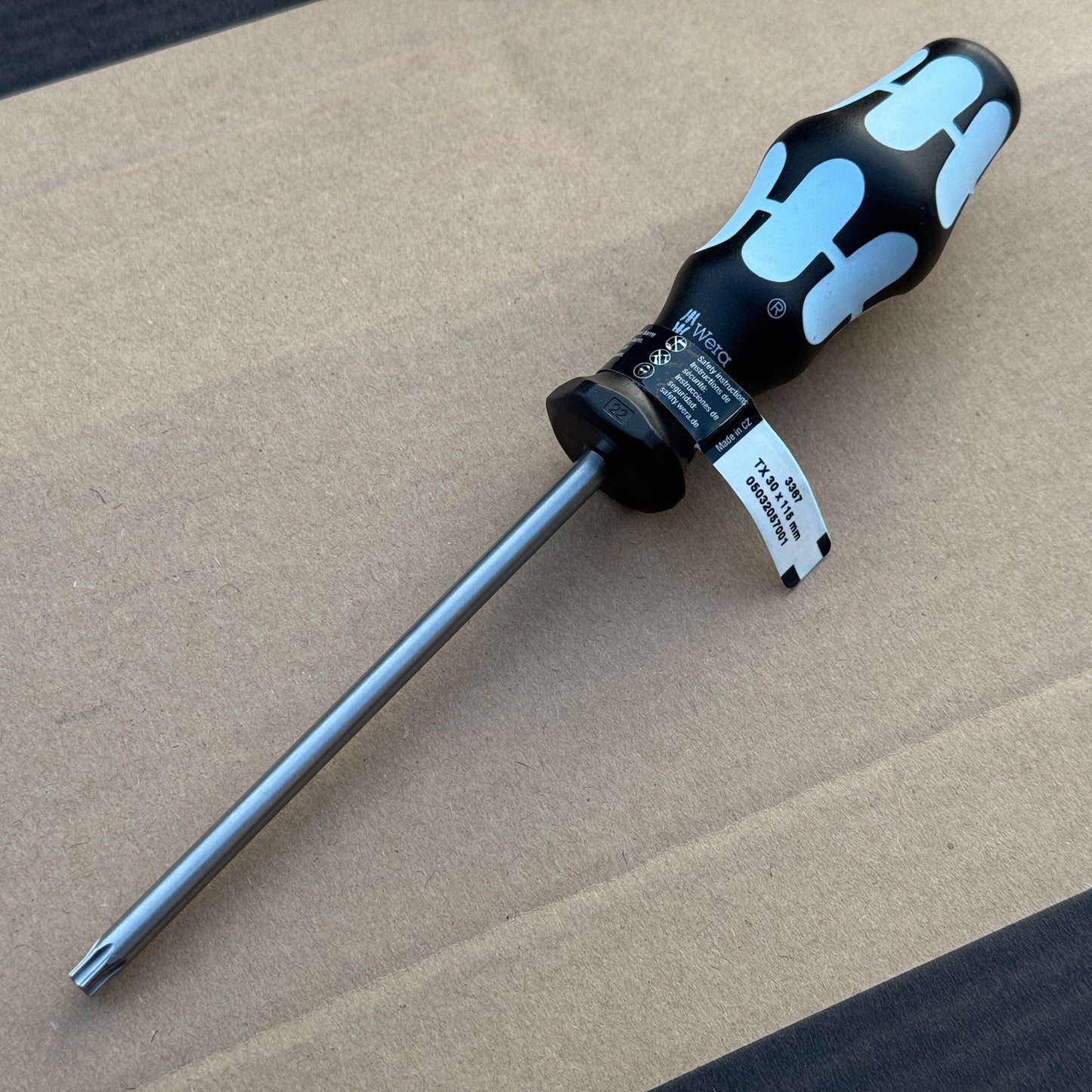 Wera Kraftform T30 Torx Screwdriver - Stainless Steel