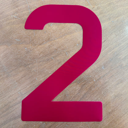 Sail Numbers 300mm Red