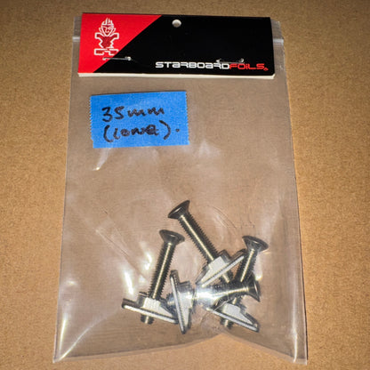 Starboard Wingfoil Track Nut Set TX30 (LONG LENGTH pack of 4)