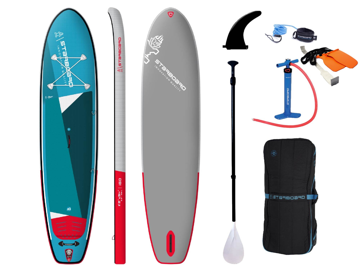 Starboard iGO ZEN 11'2" x 31" SUP & Wingsurf Board - NEW