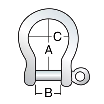 Harken 2103 5mm Bow Shackle